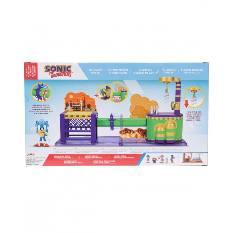 JAKKS Pacific Sonic the Hedgehog 2.5 Inch Playset Oil Ocean