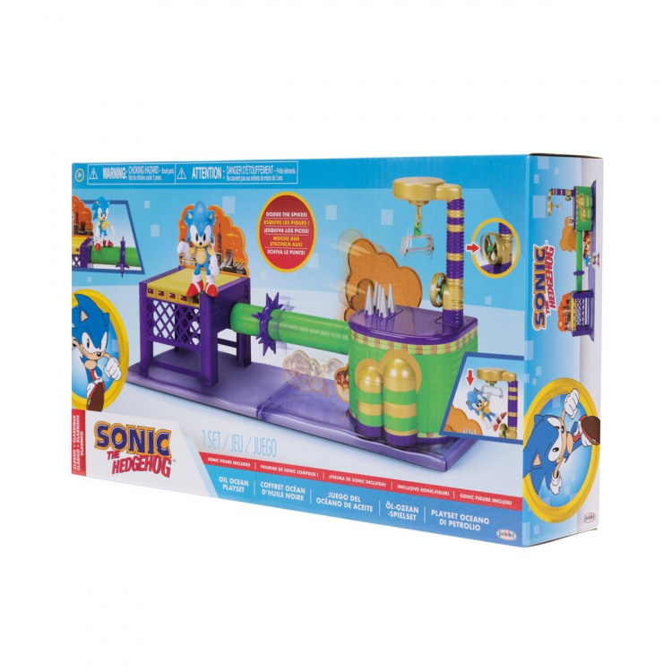 JAKKS Pacific Sonic the Hedgehog 2.5 Inch Playset Oil Ocean