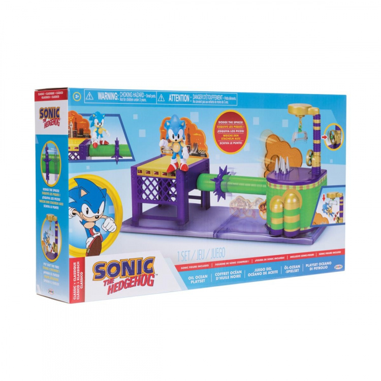JAKKS Pacific Sonic the Hedgehog 2.5 Inch Playset Oil Ocean