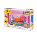 JAKKS Pacific The Simpsons 2.5 Inch Playset Simpson\'s Living Room