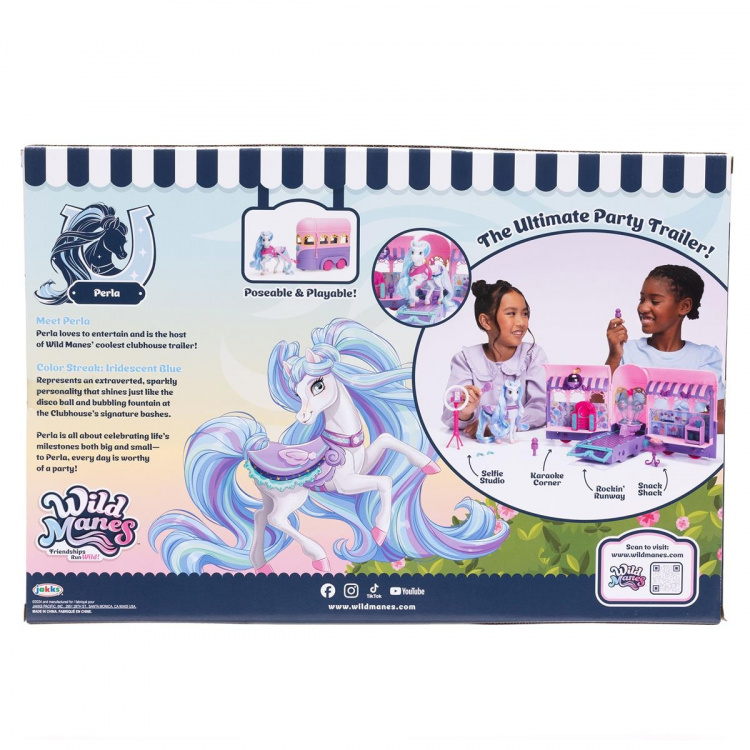 JAKKS Pacific Wild Manes Playset Clubhouse Trailer