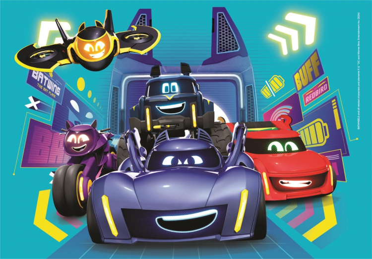 Clementoni 2x60 pcs Puzzles Kids Batwheels