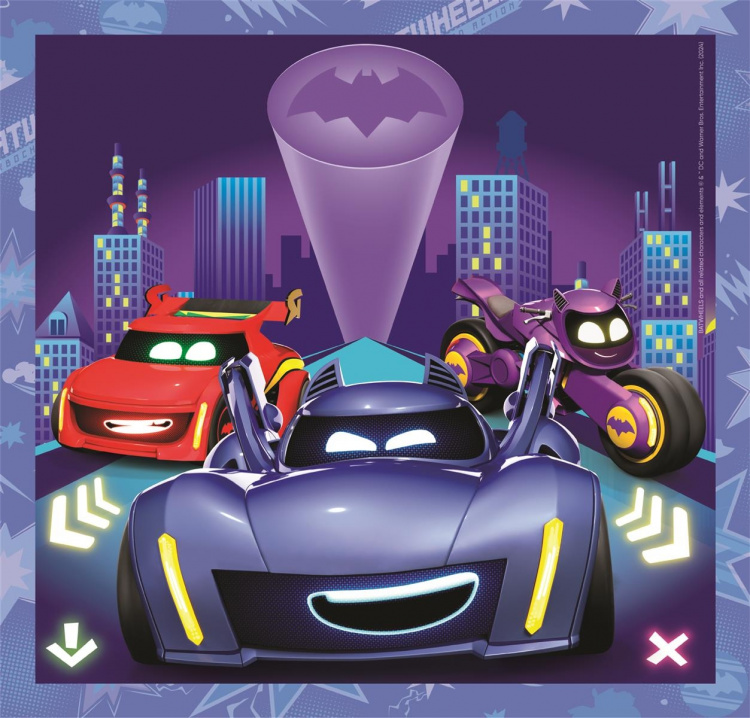 Clementoni 3x48 pcs Puzzles Kids Batwheels