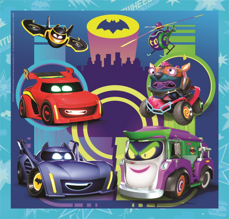Clementoni 3x48 pcs Puzzles Kids Batwheels