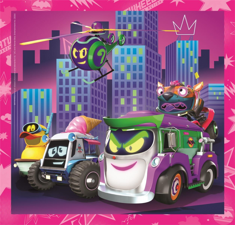 Clementoni 3x48 pcs Puzzles Kids Batwheels