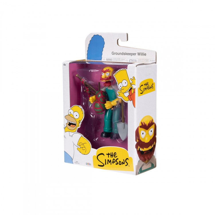 JAKKS Pacific The Simpsons 5 Inch Figure Groundskeeper Willie
