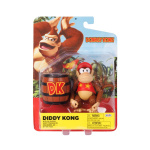 JAKKS Pacific Donkey Kong 4 Inch Figure Diddy Kong with DK Barrel