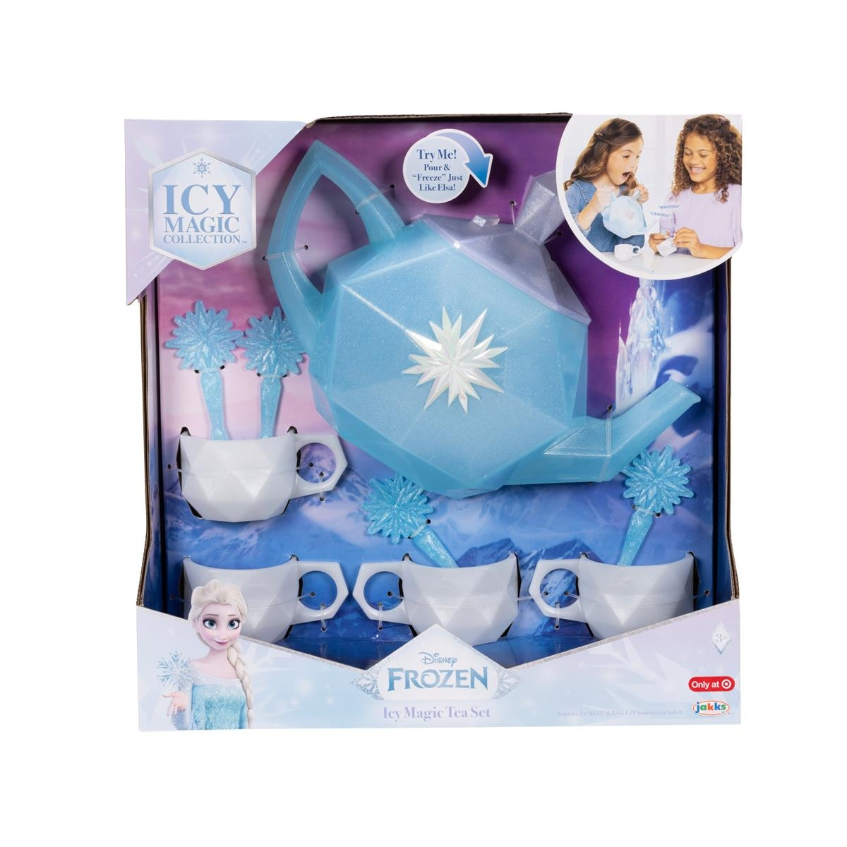Buy JAKKS Pacific Disney Frozen Roleplay Elsa s Icy Tea Set Teknikproffse