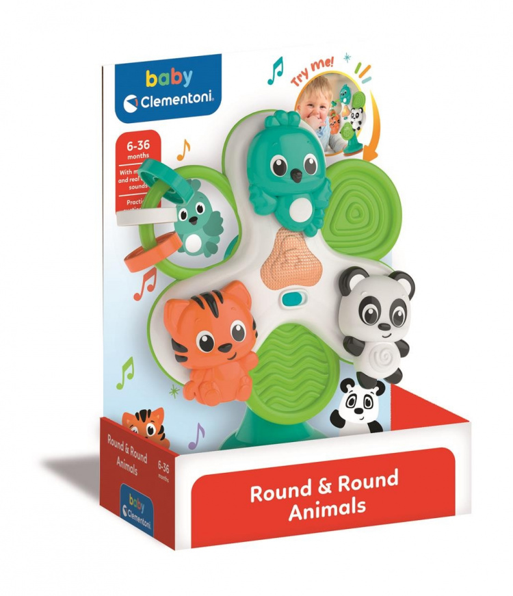 Clementoni Round & Round Animals