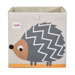 3 Sprouts Storage Box - Gray hedgehog 3 Sprouts Storage Box - Gray hedgehog