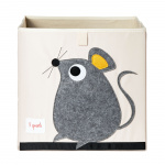 3 Sprouts Storage Box - Gray Mouse 3 Sprouts Storage Box - Gray Mouse
