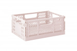 3 Sprouts Modern Folding Crate Medium Pink 3 Sprouts Modern Folding Crate Medium Pink