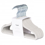 3 Sprouts Velor Hanger 15 pcs Grey
