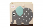 3 Sprouts Storage Box - Gray Elephant 3 Sprouts Storage Box - Gray Elephant