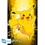 Abysse POKEMON - Poster Maxi 91.5x61 - Pikachu Neon
