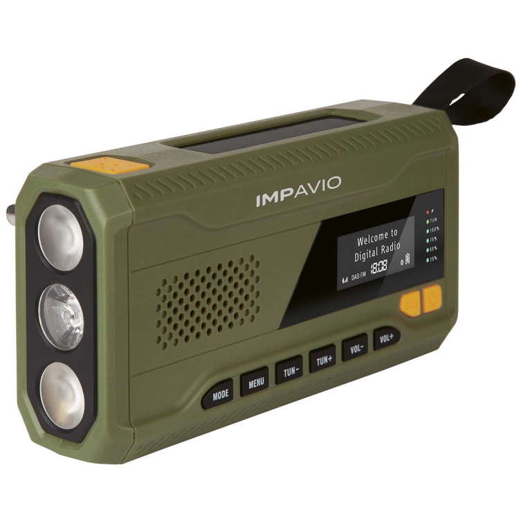 Impavio DAB1 Robust DAB+/FM outdoor radio