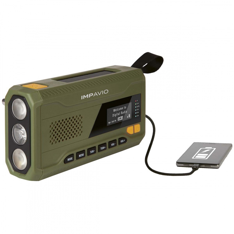 Impavio DAB1 Robust DAB+/FM outdoor radio