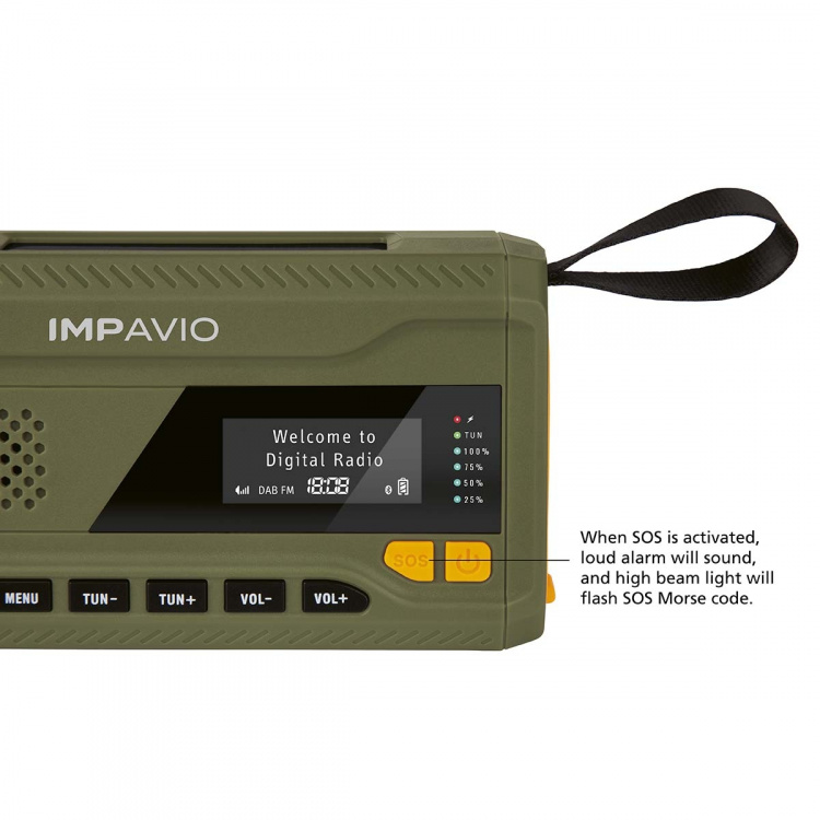Impavio DAB1 Robust DAB+/FM outdoor radio