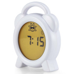 Alecto Sleep trainer night light and alarm clock white
