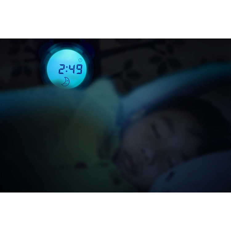 Alecto Sleep trainer night light and alarm clock white