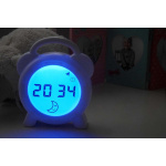 Alecto Sleep trainer night light and alarm clock white