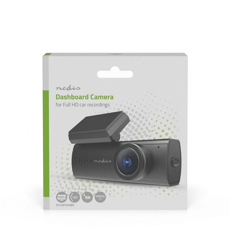 Nedis Dash Cam | 1080p@30fps | 2 MPixel | Wi-Fi | LCD | Night view | Black Nedis Dash Cam | 1080p@30fps | 2 MPixel | Wi-Fi | LCD | Night view | Black