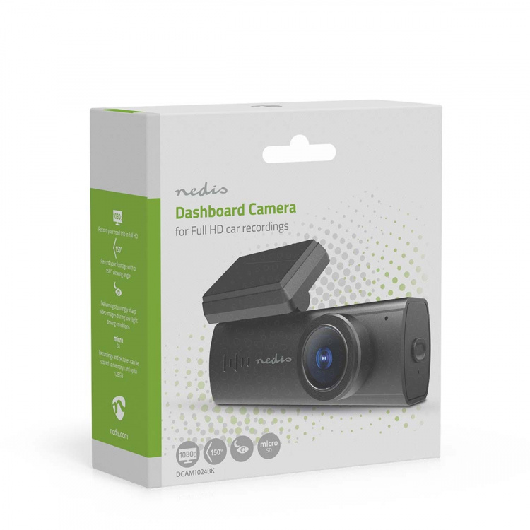 Nedis Dash Cam | 1080p@30fps | 2 MPixel | Wi-Fi | LCD | Night view | Black Nedis Dash Cam | 1080p@30fps | 2 MPixel | Wi-Fi | LCD | Night view | Black
