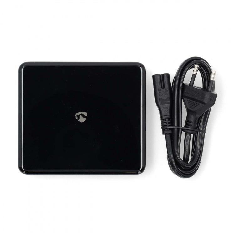 Nedis Desk Chargers | 65 W | GaN | 1.5 / 2.0 / 2.5 / 3.0 / 3.25 A | Number of outputs: 4 | USB-A / USB-C™ | Euro | 1.50 m | Automatic Voltage Selection