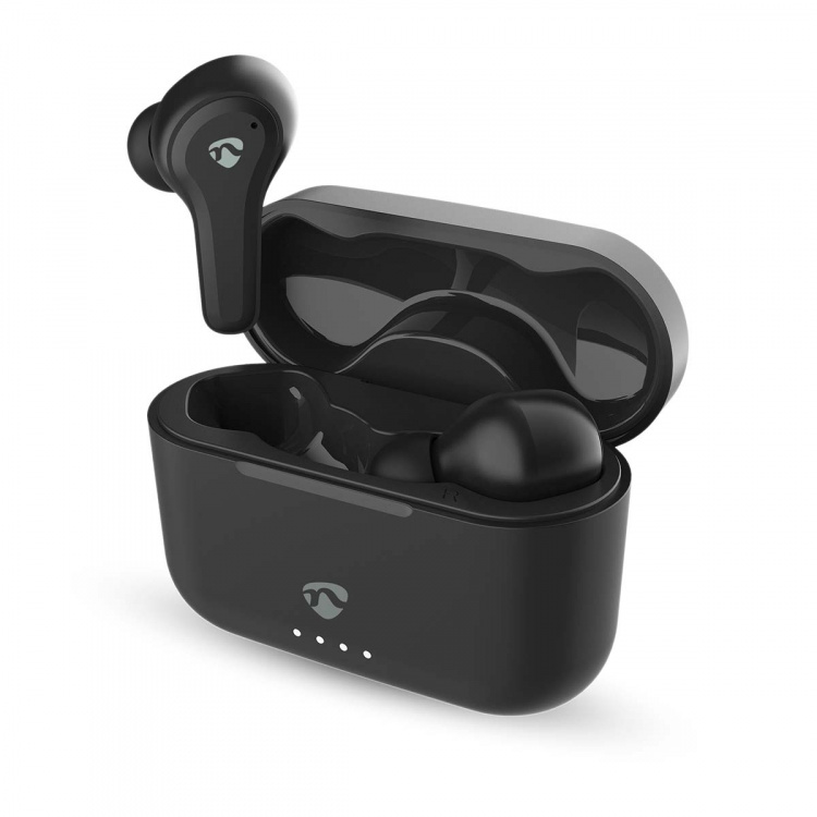 Nedis Fully Wireless Earphones | Bluetooth® | Battery play time: 36 hrs | Touch Control | Charging case | Wireless charging case | Built-in microphone | Voice control support | Black Nedis Fully Wireless Earphones | Bluetooth® | Battery play time: 36 hrs | Touch Control | Charging case | Wireless charging case | Built-in microphone | Voice control support | Black