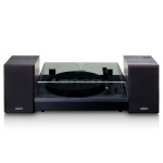 Lenco Record player with Bluetooth® and two external speakers black