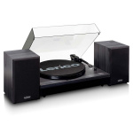 Lenco Record player with Bluetooth® and two external speakers black