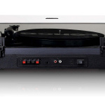 Lenco Record player with Bluetooth® and two external speakers black