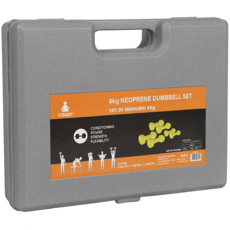 Fitpaddy Hantelset Vinyl 6 st Fitpaddy Hantelset Vinyl 6 st