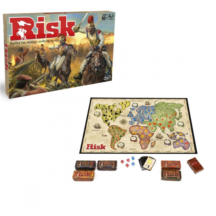 Hasbro Risk - Spillet om strategi, erobring og sejr (DK)