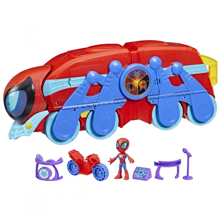 Spidey and his Amazing Friends Playset Spider Crawl-R Mobile HQ Spidey and his Amazing Friends Playset Spider Crawl-R Mobile HQ