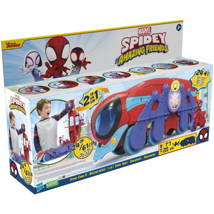 Spidey and his Amazing Friends Playset Spider Crawl-R Mobile HQ Spidey and his Amazing Friends Playset Spider Crawl-R Mobile HQ