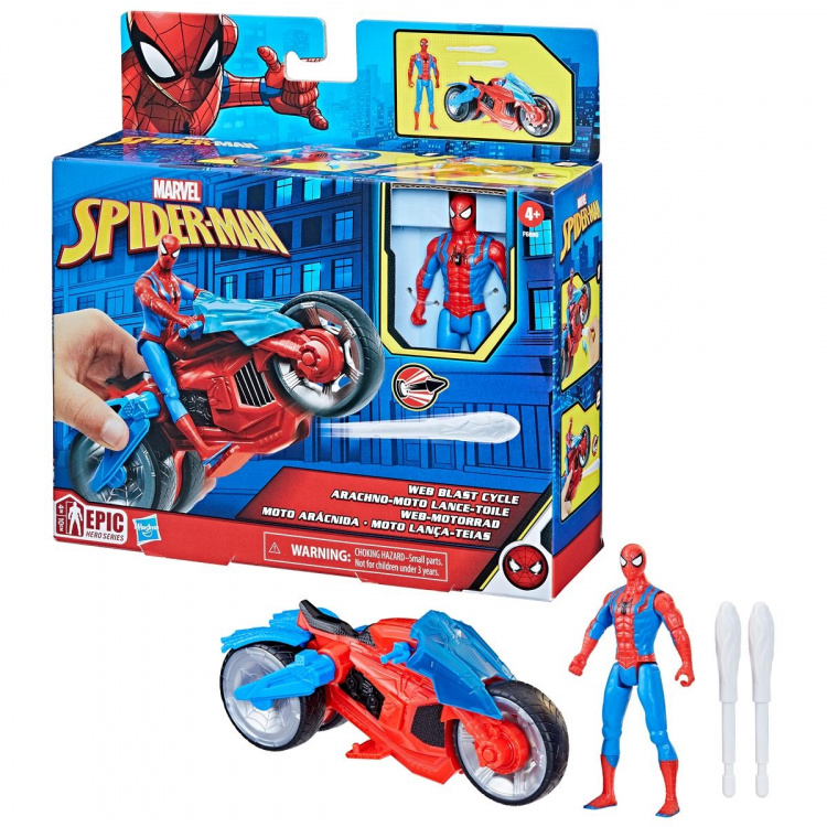 Spider-Man 4 Inch Vehicle and Figure