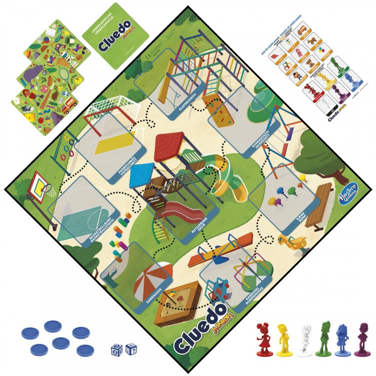 Hasbro Cluedo Junior 2 Games in 1 (DK/NO) Hasbro Cluedo Junior 2 Games in 1 (DK/NO)