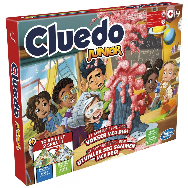 Hasbro Cluedo Junior 2 Games in 1 (DK/NO) Hasbro Cluedo Junior 2 Games in 1 (DK/NO)
