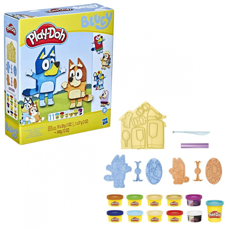 Hasbro Play-Doh Bluey Make \'n Mash Costumes Playset