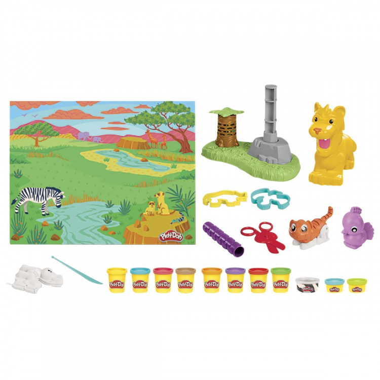 Play-Doh Playset Grown Mane Lion and Friends Play-Doh Playset Grown Mane Lion and Friends