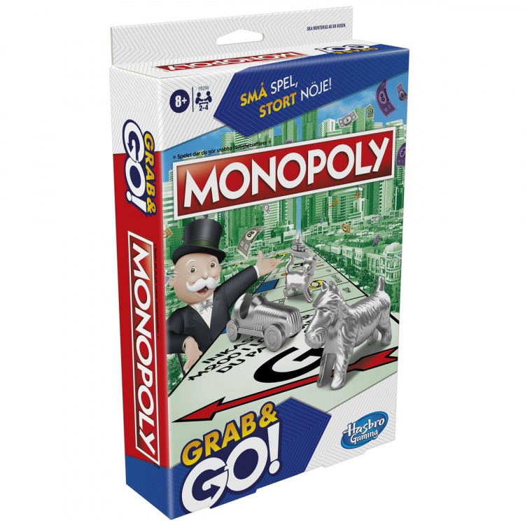 Hasbro Grab & Go Monopoly (SE/FI)