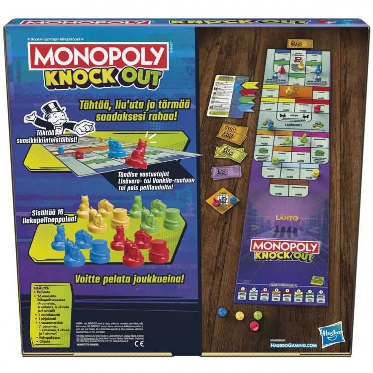 Hasbro Monopoly Knockout (FI) Hasbro Monopoly Knockout (FI)