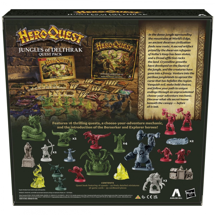 Hasbro HeroQuest Expansion Jungles of Delthrak (EN)