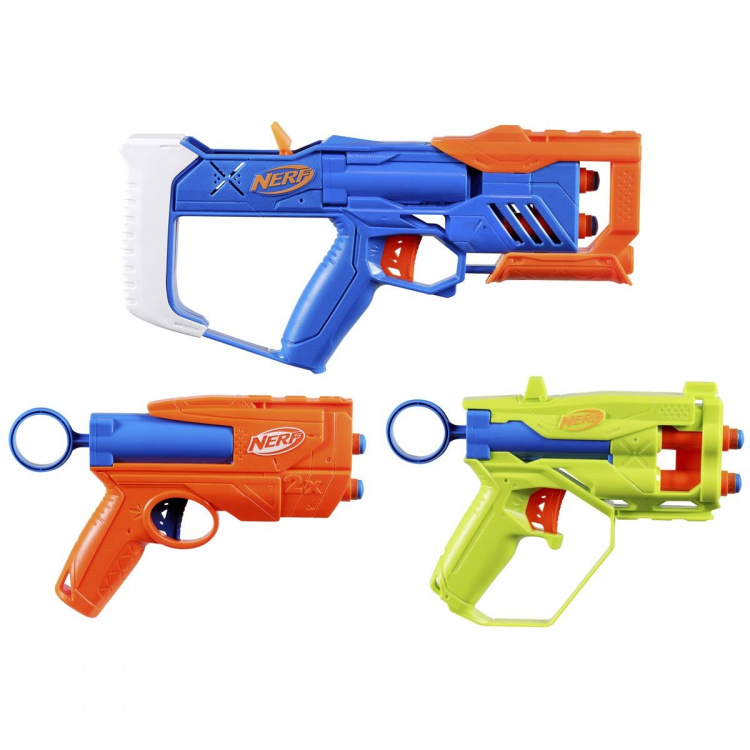 NERF N-Series Triple Action Pack