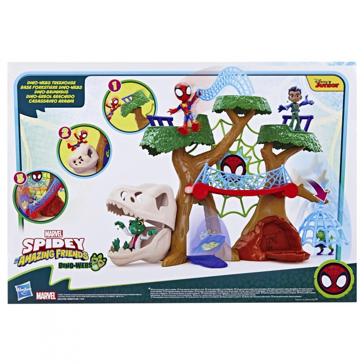 Spidey and his Amazing Friends Playset Dino Webs Treehouse