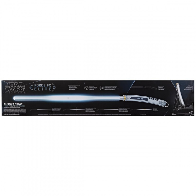 Star Wars The Black Series Force FX Elite Lightsaber Ashoka Star Wars The Black Series Force FX Elite Lightsaber Ashoka
