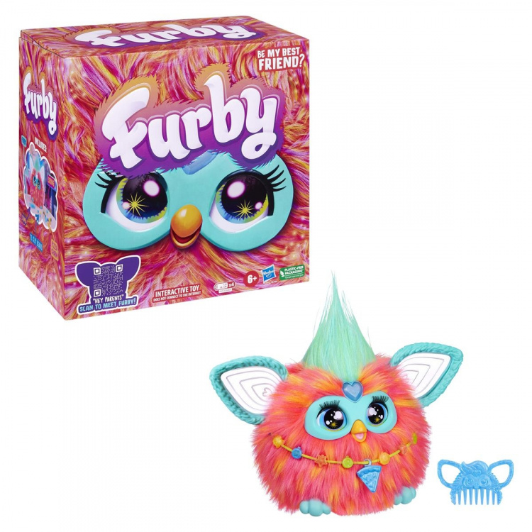 Hasbro Furby Interactive Plush Toy Coral (EN) Hasbro Furby Interactive Plush Toy Coral (EN)