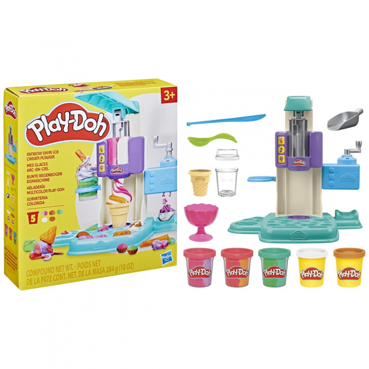 Play-Doh Kitchen Creations Playset Rainbow Swirl Ice Cream