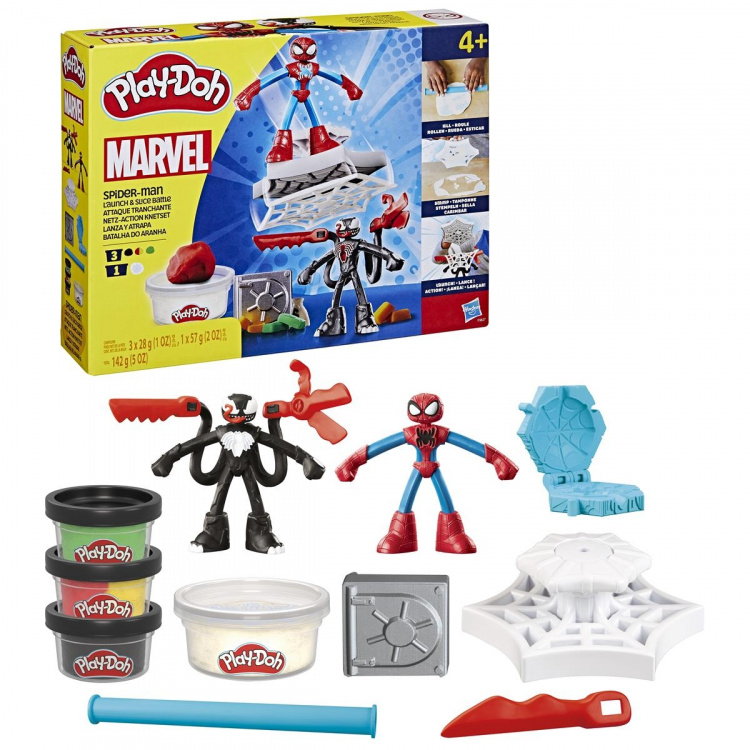 Play-Doh Marvel Spider-Man Launch & Slice Playset